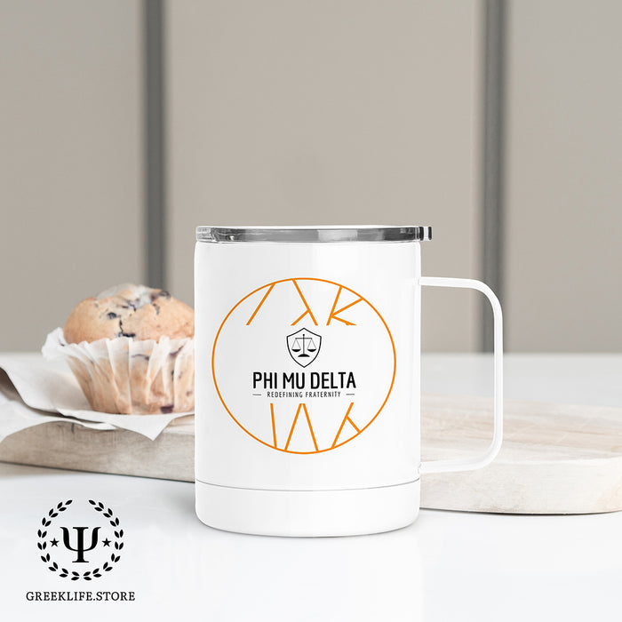 Phi Mu Delta Stainless Steel Travel Mug 13 OZ