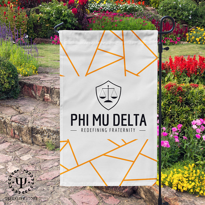 Phi Mu Delta Garden Flags