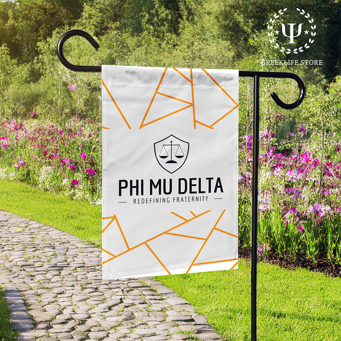 Phi Mu Delta Garden Flags