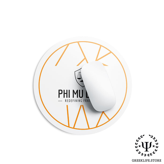 Phi Mu Delta Mouse Pad Round