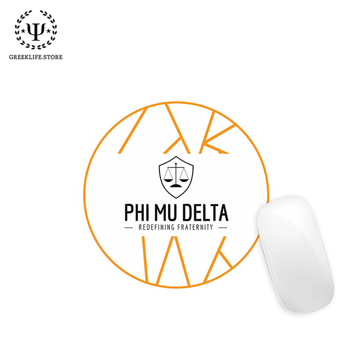 Phi Mu Delta Mouse Pad Round