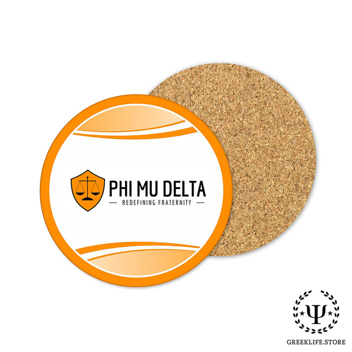 Phi Mu Delta Beverage coaster round (Set of 4)