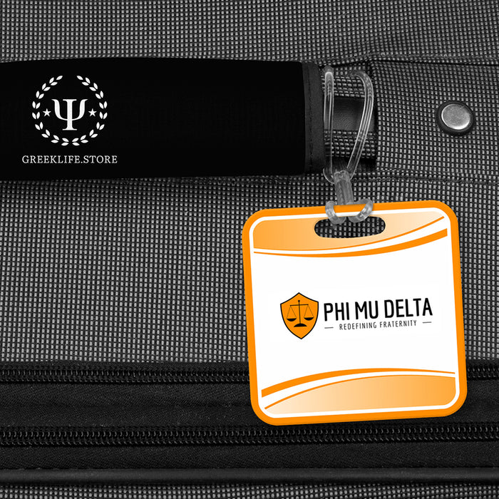 Phi Mu Delta Luggage Bag Tag (square)