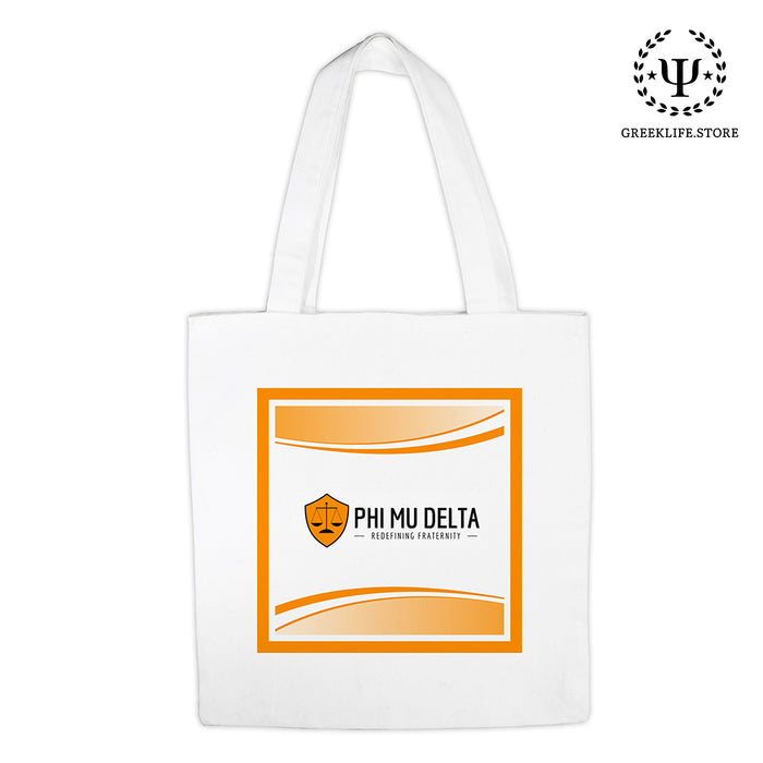 Phi Mu Delta Canvas Tote Bag