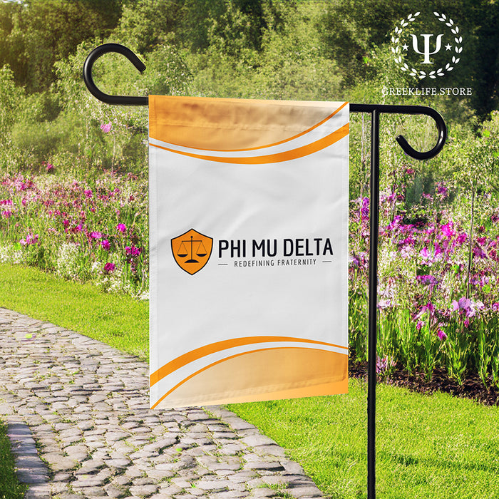 Phi Mu Delta Garden Flags