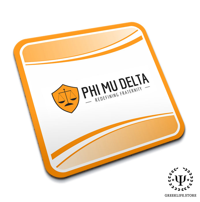 Phi Mu Delta Beverage Coasters Square (Set of 4)