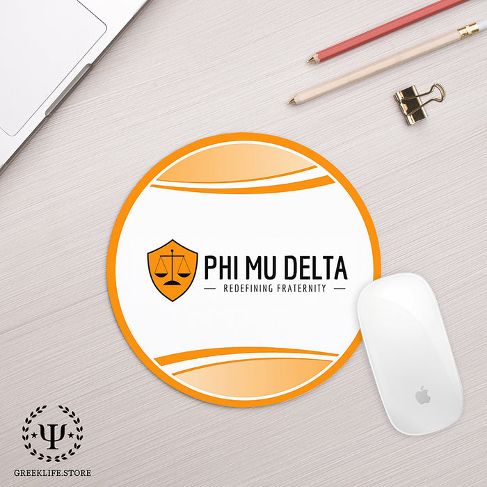 Phi Mu Delta Mouse Pad Round