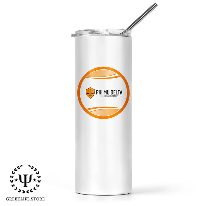 Phi Mu Delta Stainless Steel Skinny Tumbler 20 OZ