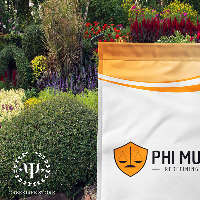 Phi Mu Delta Garden Flags