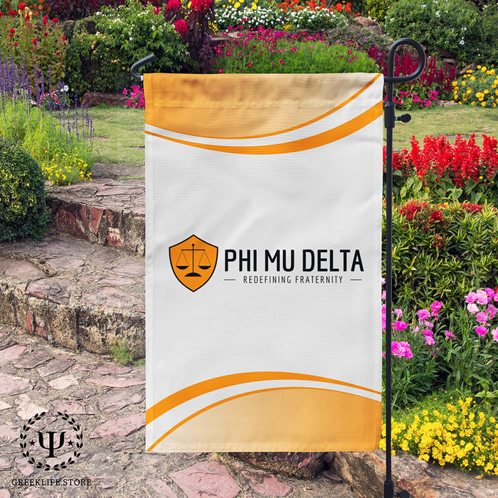 Phi Mu Delta Garden Flags