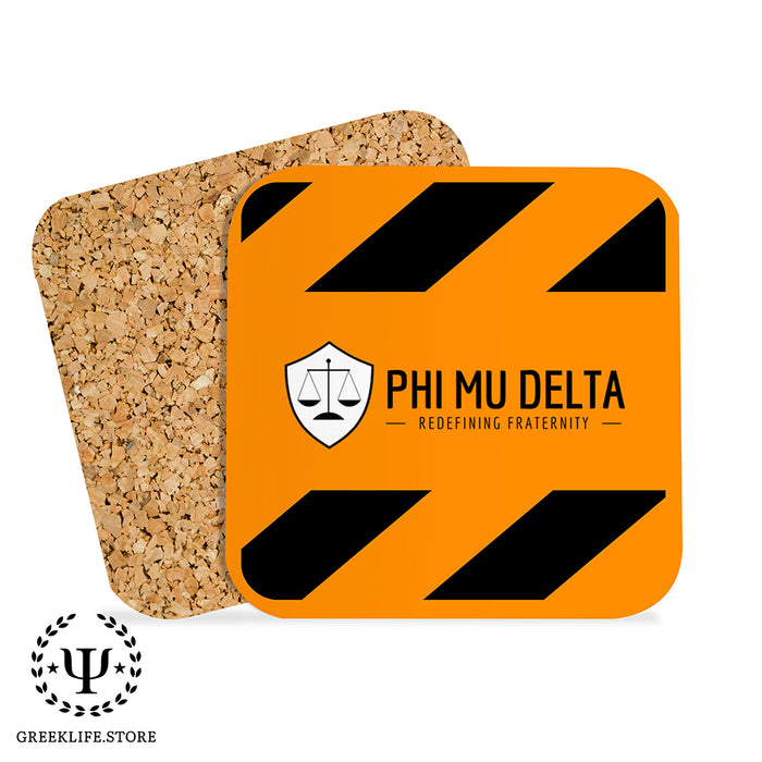 Phi Mu Delta Beverage Coasters Square (Set of 4)