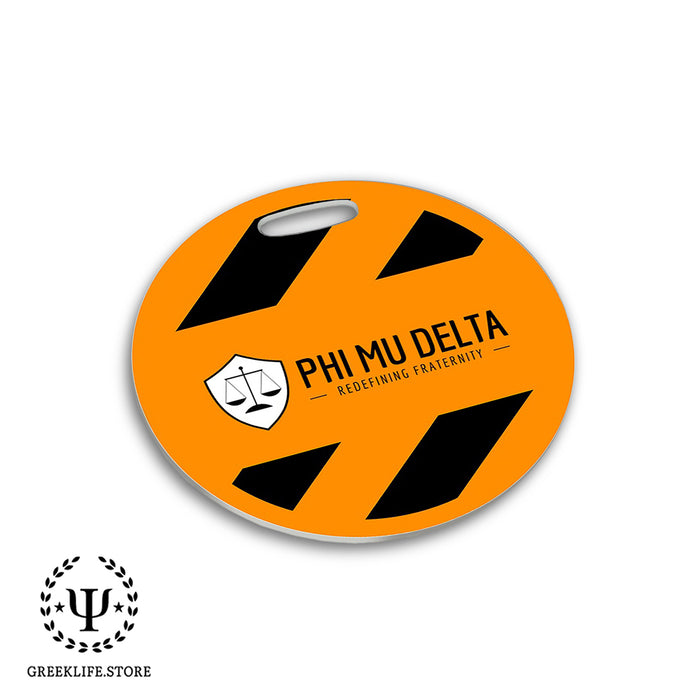 Phi Mu Delta Luggage Bag Tag (round)