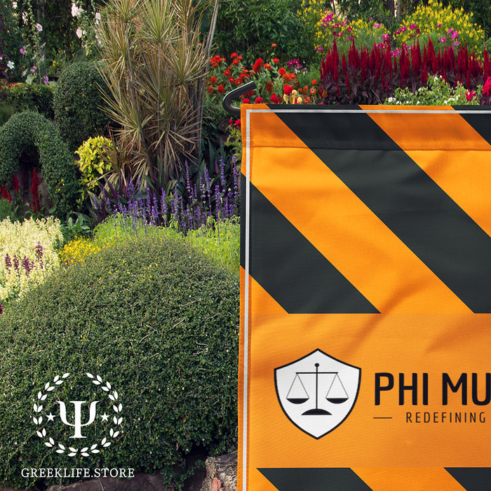 Phi Mu Delta Garden Flags