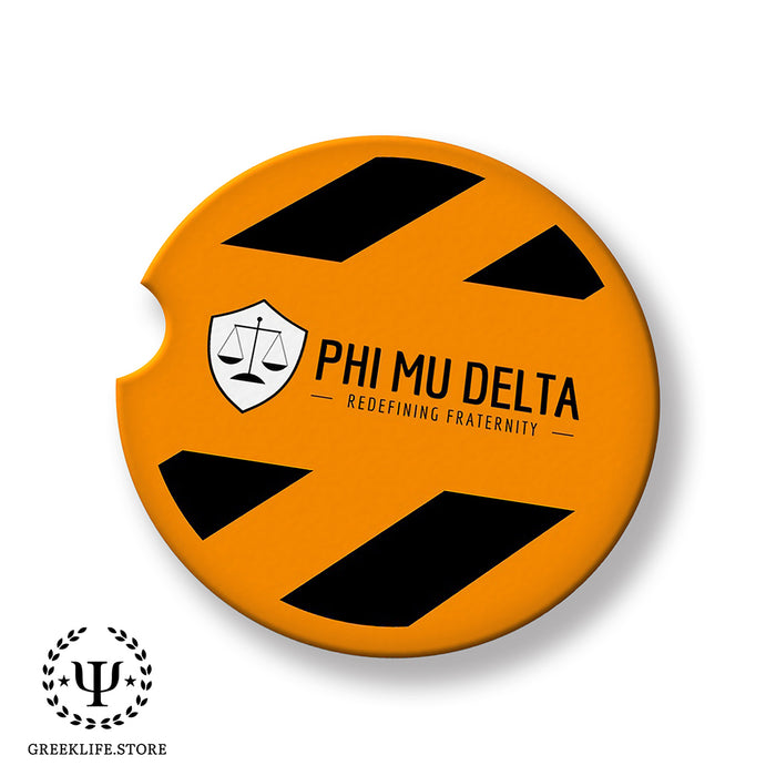 Phi Mu Delta Car Cup Holder Coaster (Set of 2)