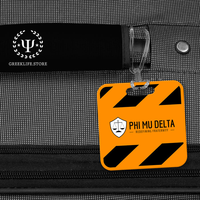 Phi Mu Delta Luggage Bag Tag (square)