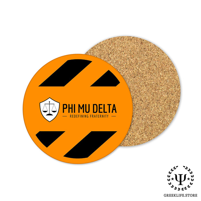 Phi Mu Delta Beverage coaster round (Set of 4)