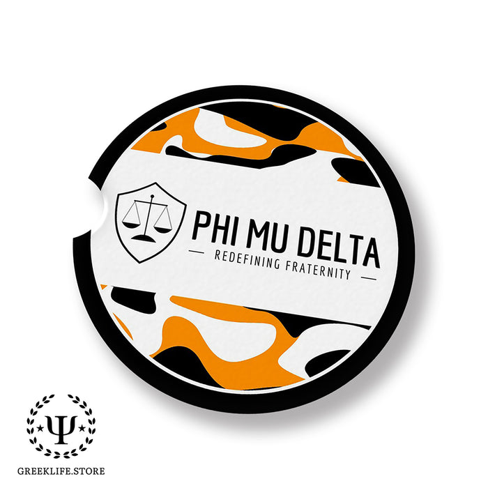 Phi Mu Delta Car Cup Holder Coaster (Set of 2)