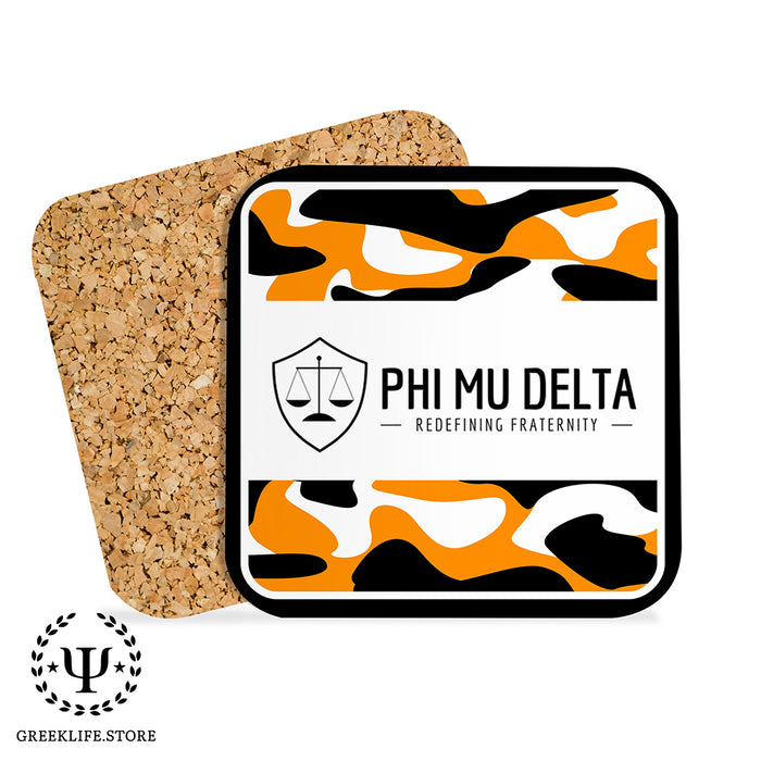 Phi Mu Delta Beverage Coasters Square (Set of 4)