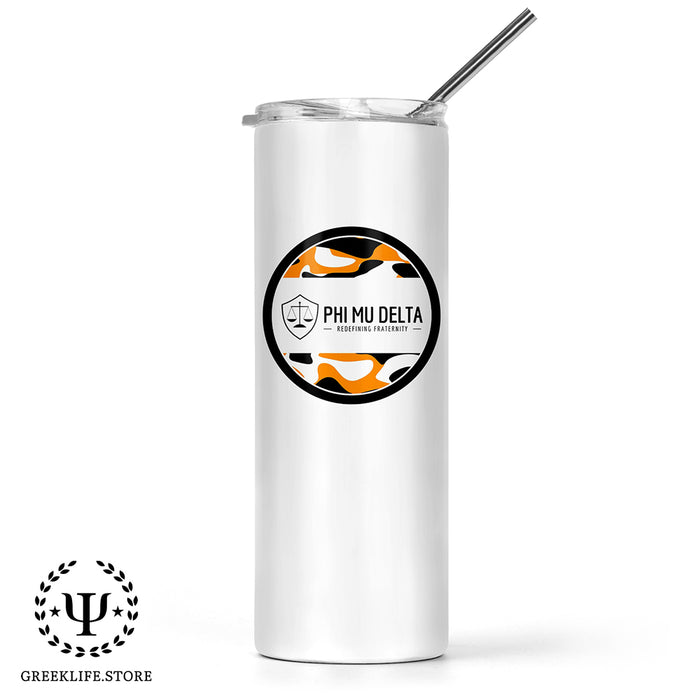 Phi Mu Delta Stainless Steel Skinny Tumbler 20 OZ