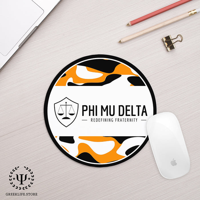 Phi Mu Delta Mouse Pad Round