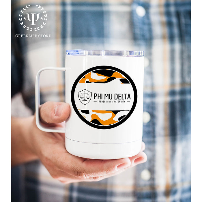 Phi Mu Delta Stainless Steel Travel Mug 13 OZ