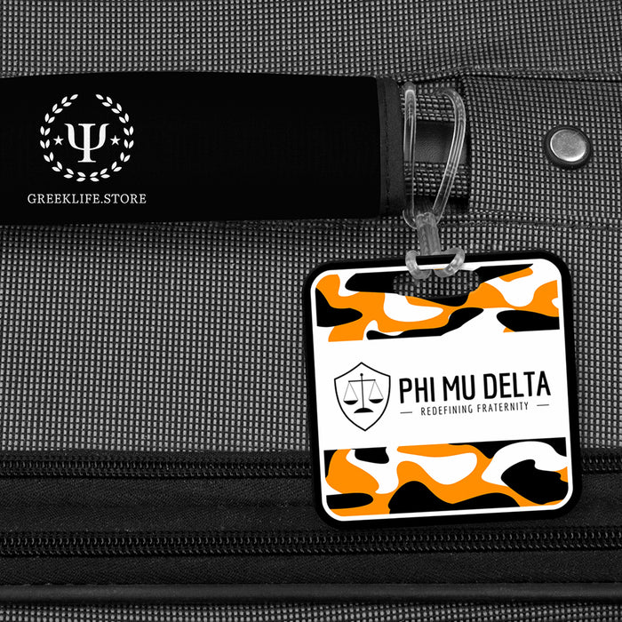 Phi Mu Delta Luggage Bag Tag (square)