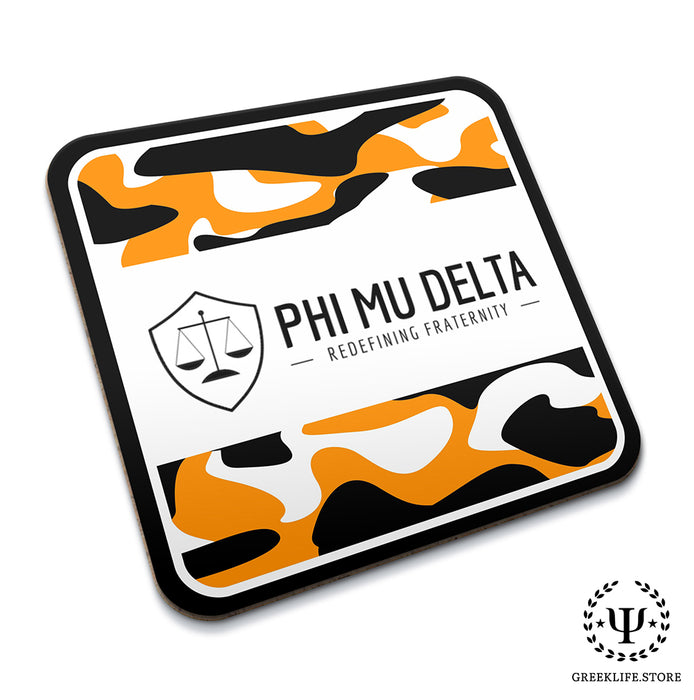 Phi Mu Delta Beverage Coasters Square (Set of 4)