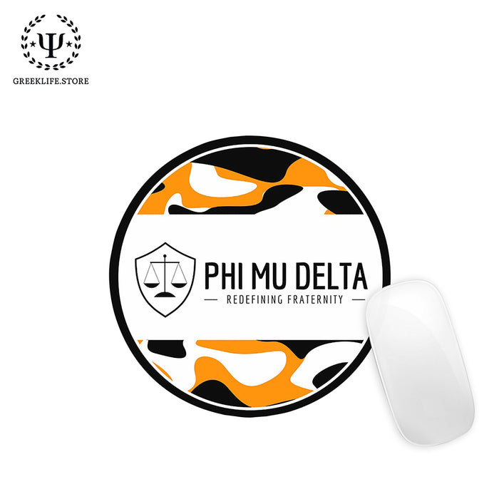 Phi Mu Delta Mouse Pad Round