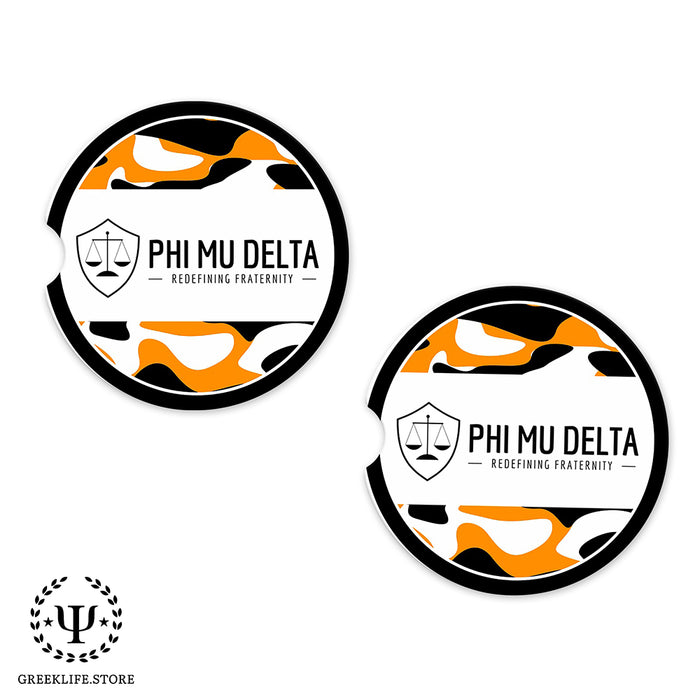 Phi Mu Delta Car Cup Holder Coaster (Set of 2)