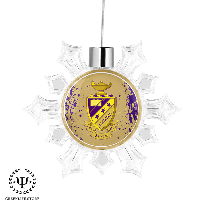 Phi Sigma Pi Christmas Ornament - Snowflake