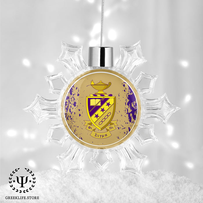 Phi Sigma Pi Christmas Ornament - Snowflake