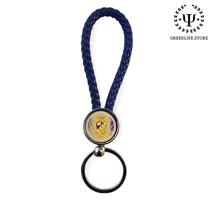 Phi Sigma Pi Key chain round