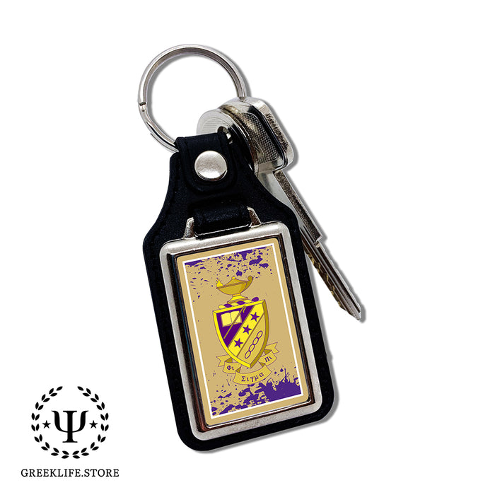 Phi Sigma Pi Keychain Rectangular