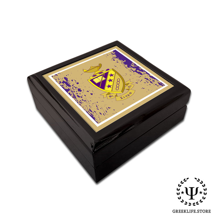 Phi Sigma Pi Keepsake Box Wooden