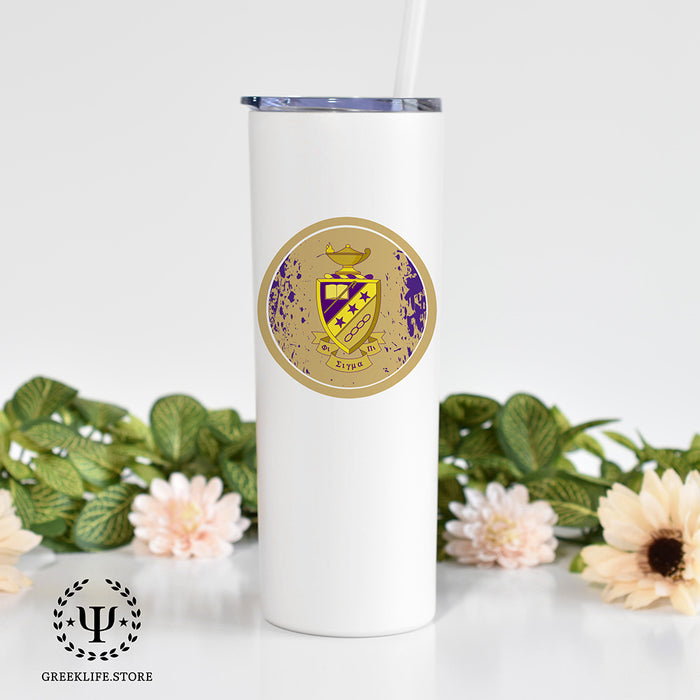 Phi Sigma Pi Stainless Steel Skinny Tumbler 20 OZ