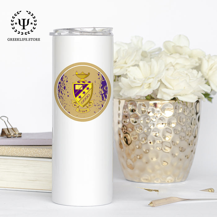 Phi Sigma Pi Stainless Steel Skinny Tumbler 20 OZ