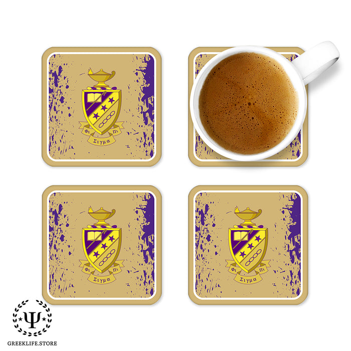 Phi Sigma Pi Beverage Coasters Square (Set of 4)