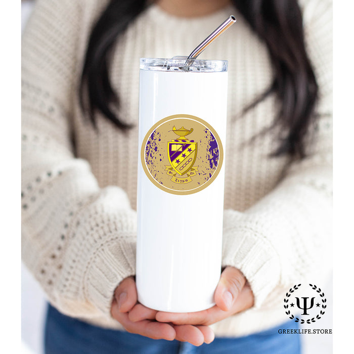 Phi Sigma Pi Stainless Steel Skinny Tumbler 20 OZ