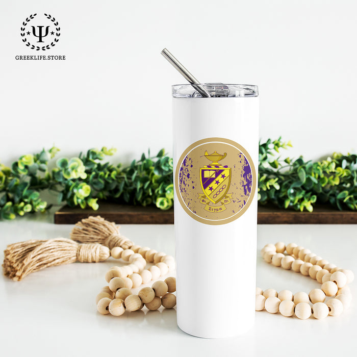 Phi Sigma Pi Stainless Steel Skinny Tumbler 20 OZ