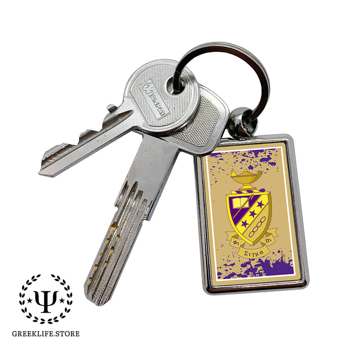 Phi Sigma Pi Keychain Rectangular