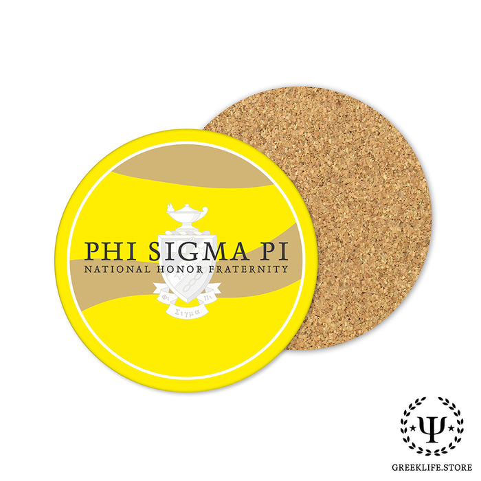 Phi Sigma Pi Beverage coaster round (Set of 4)