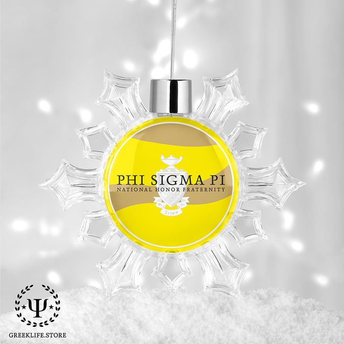 Phi Sigma Pi Christmas Ornament - Snowflake