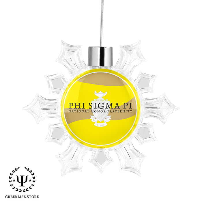 Phi Sigma Pi Christmas Ornament - Snowflake