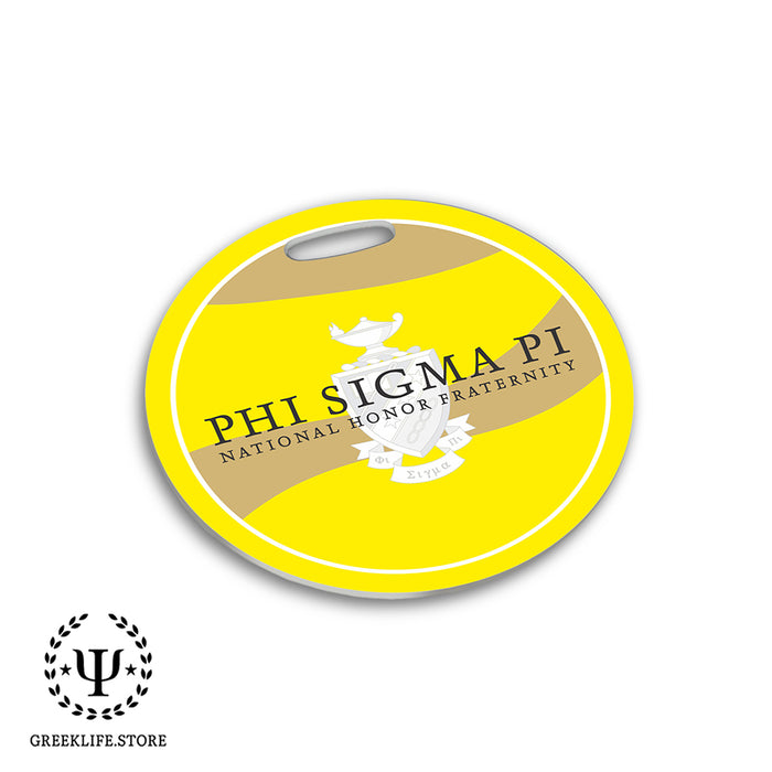 Phi Sigma Pi Luggage Bag Tag (round)