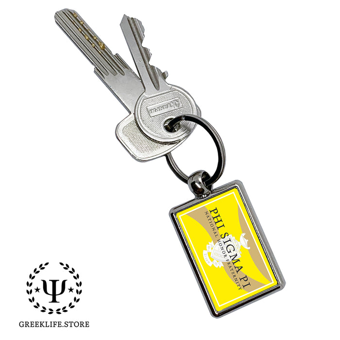 Phi Sigma Pi Keychain Rectangular