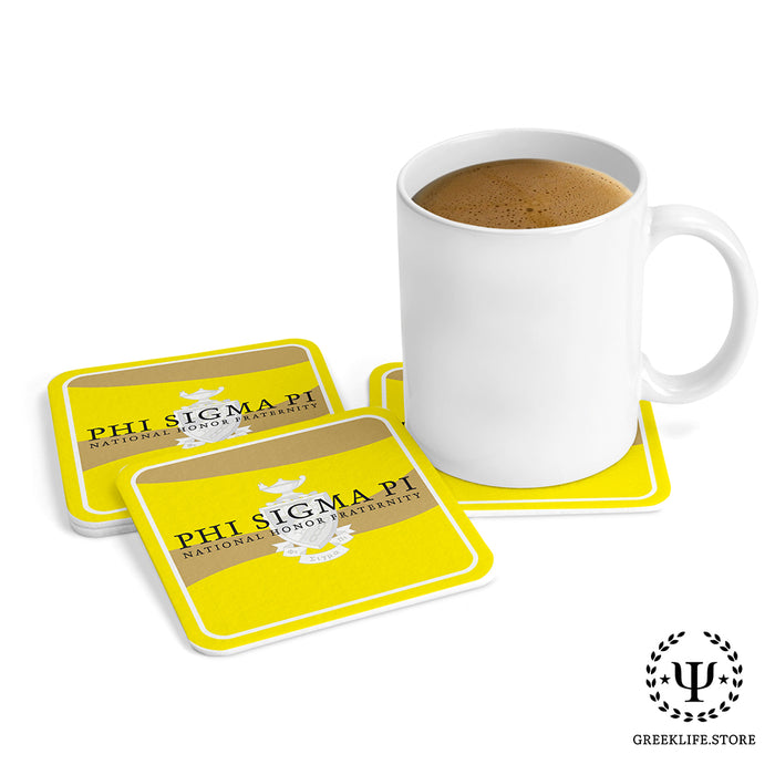 Phi Sigma Pi Beverage Coasters Square (Set of 4)