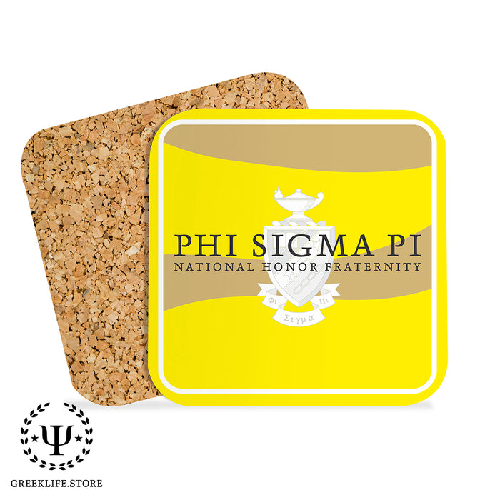 Phi Sigma Pi Beverage Coasters Square (Set of 4)