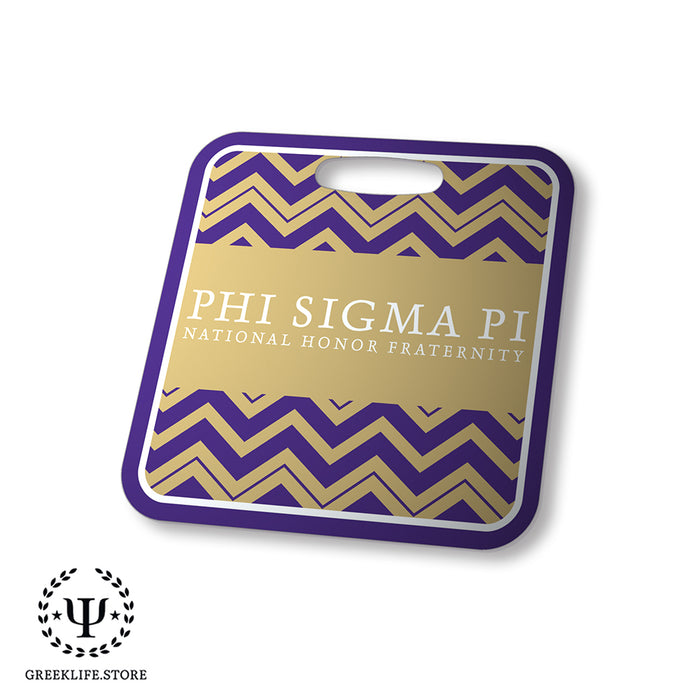 Phi Sigma Pi Luggage Bag Tag (square)