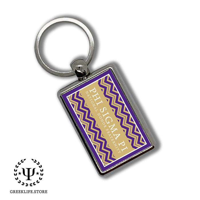 Phi Sigma Pi Keychain Rectangular