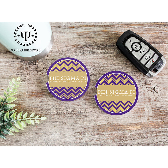 Phi Sigma Pi Car Cup Holder Coaster (Set of 2)